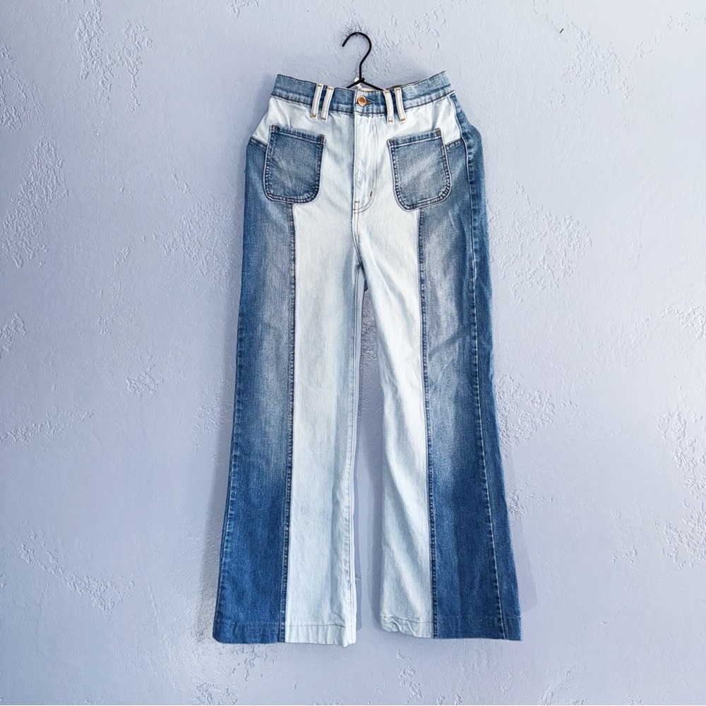 Revice Multi Tone Wide Leg Jeand Size 29